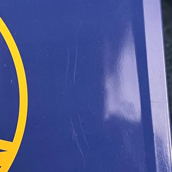 NBA Golden State Warriors Retro Metal Storage Lunchbox + Google Cloud Towel - Picture 4 of 6